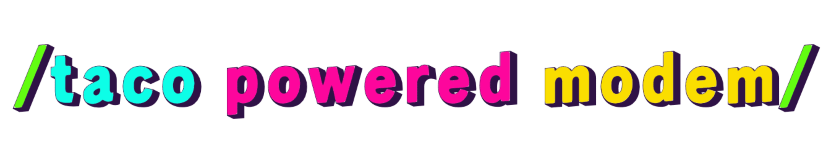 Taco Powered Modem - A blog by Adam Abernathy